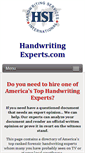 Mobile Screenshot of handwritingexperts.com